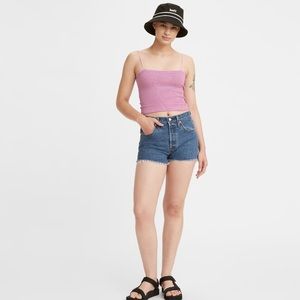Levi’s 501 High Rise Women’s Shorts Medium Wash Size W24